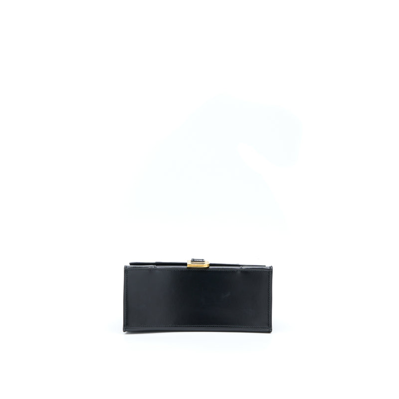 Balenciaga Hourglass Small Handbag Box Calfskin Black GHW
