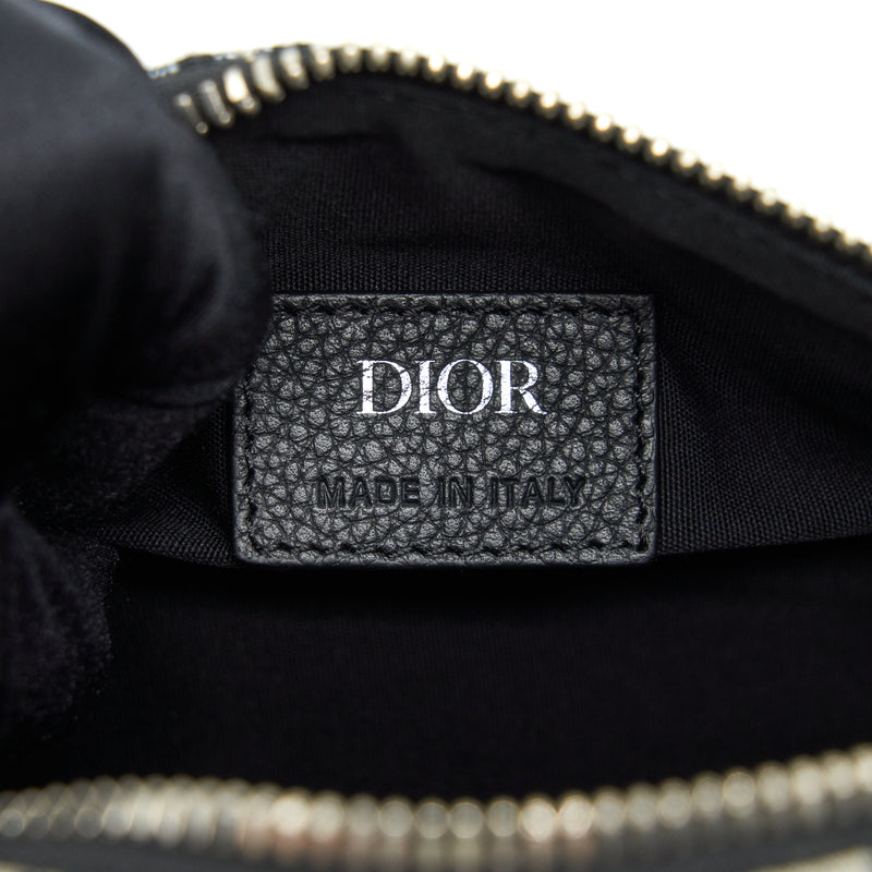 Dior Blue Oblique Messenger Roller Bag