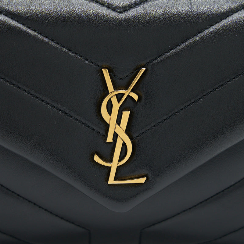 Saint Laurent/ YSL Toy Loulou Bag Quilted Black GHW