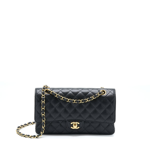 Chanel Medium Classic Flap Bag Caviar Black GHW