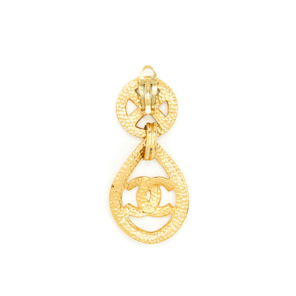 Chanel Vintage Drop Earring 24k GHW