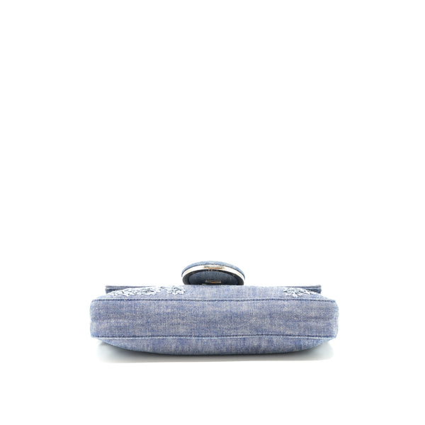 Fendi limited edition Baguette Denim SHW