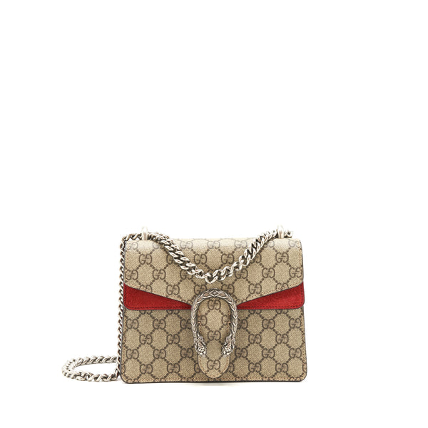 Gucci Dionysus GG supreme mini bag Red