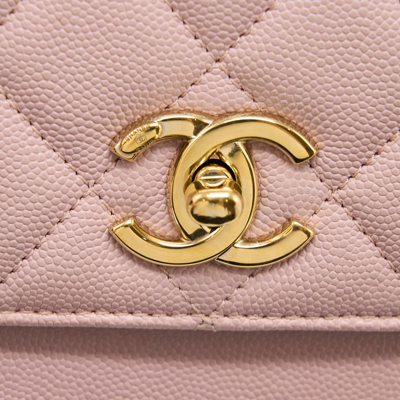 Chanel Small Business Affinity Bag Caviar Light Pink LGHW