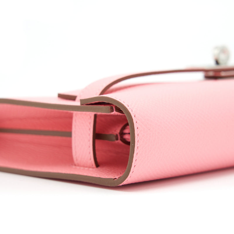 Hermes Kelly To Go Epsom 1Q Rose Confetti SHW Stamp Z