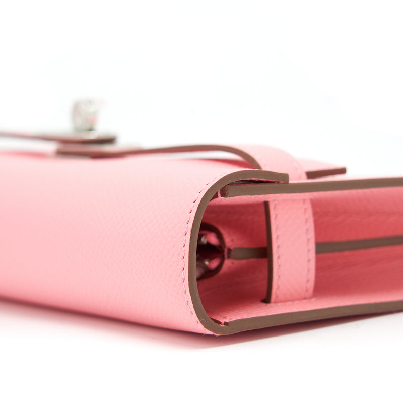 Hermes Kelly To Go Epsom 1Q Rose Confetti SHW Stamp Z