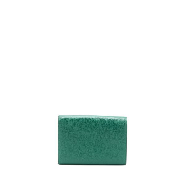 Gucci Mini Dionysus Wallet On Chain Green Multicolour Hardware