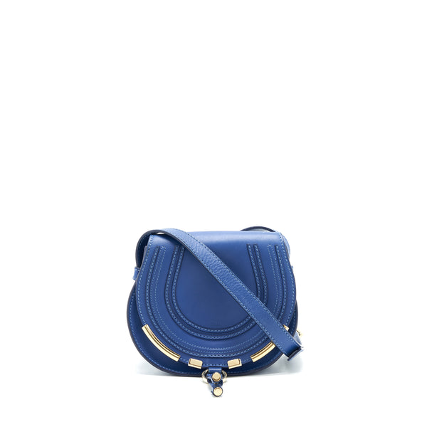 Chloe Crossbody Bag Blue GHW