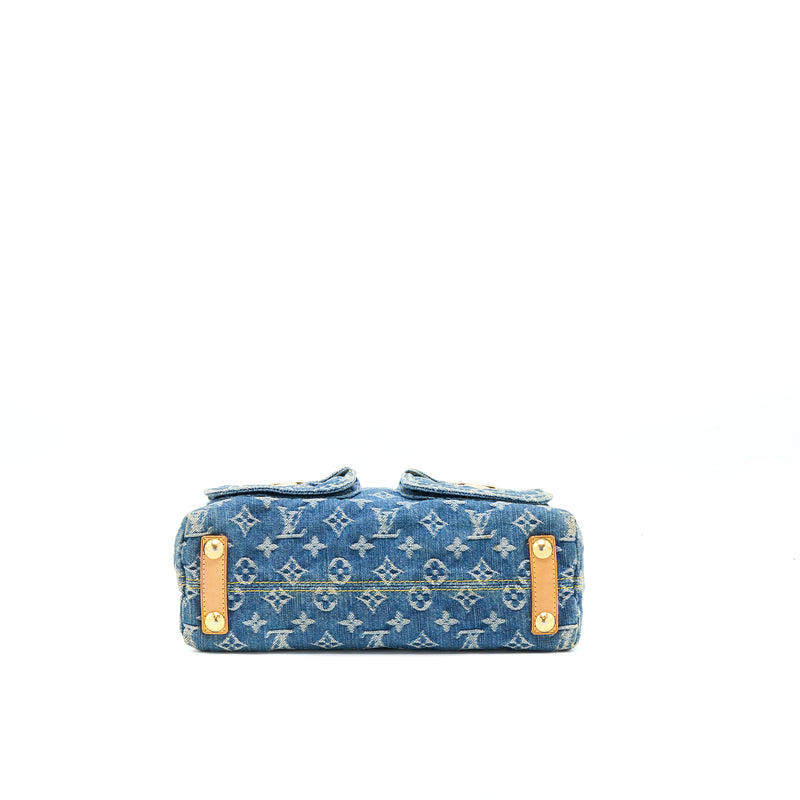 Louis Vuitton Blue Monogram Denim Camera Bag Louis Vuitton