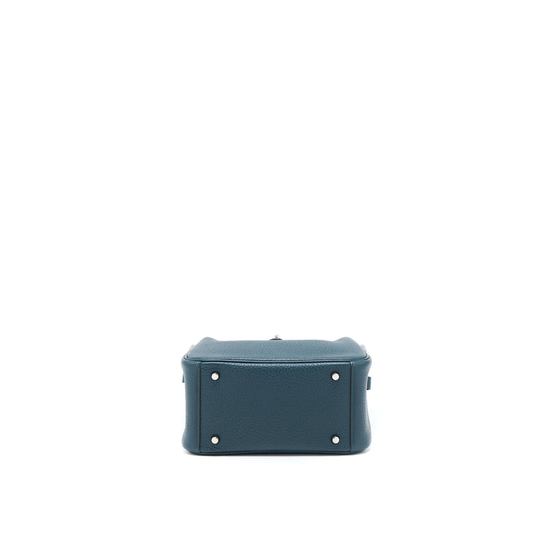 Hermes Mini Lindy Clemence Vert Cypres SHW Stamp U