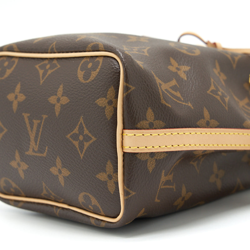 Louis Vuitton Nano Noe Monogram Canvas GHW