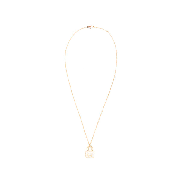 Hermes Amulette Constance Pendant Rose Gold