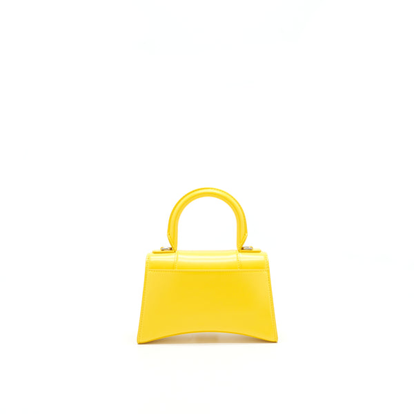 Balenciaga Hourglass XS Top Handle Yellow