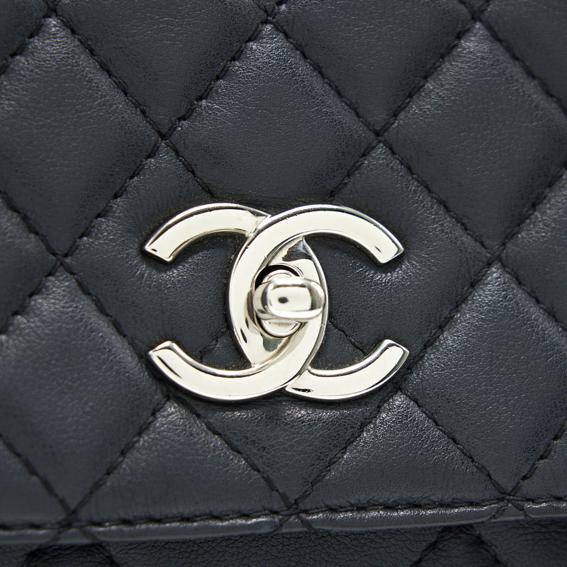 Chanel Flap Bag With Chain Large Black SHW