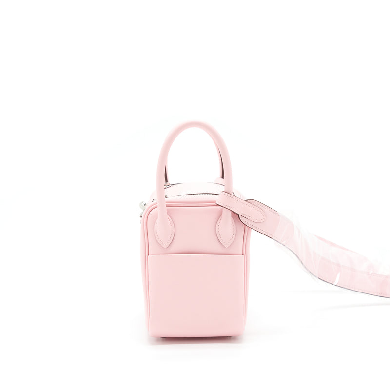 Hermes Rose Sakura 3Q Pink Swift Mini Lindy Handbag Bag