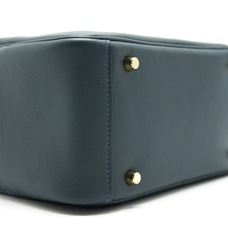 HERMES Mini Lindy Swift V0 Veau Rousseau GHW