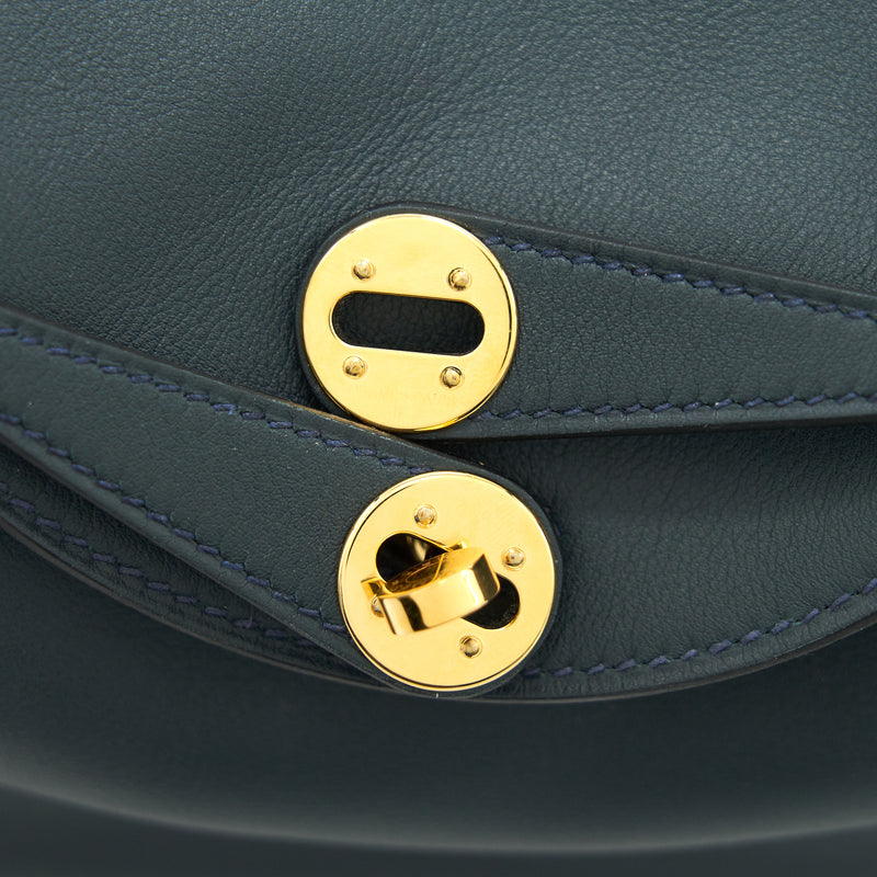 HERMES Mini Lindy Swift V0 Veau Rousseau GHW