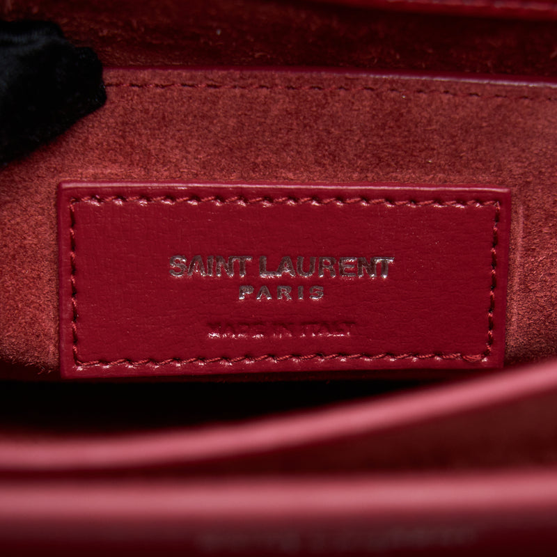 Saint Laurent/YSL Sunset Bag Calfskin Red SHW