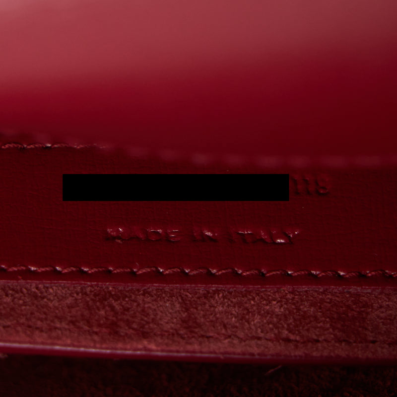 Saint Laurent/YSL Sunset Bag Calfskin Red SHW