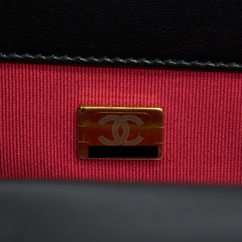 Chanel Small 19 Bag Lambskin Black Multicolour Hardware (Microchip)