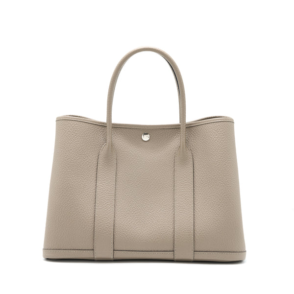 Hermes Garden Party 36 Country M8 Gris Asphalt SHW Stamp D