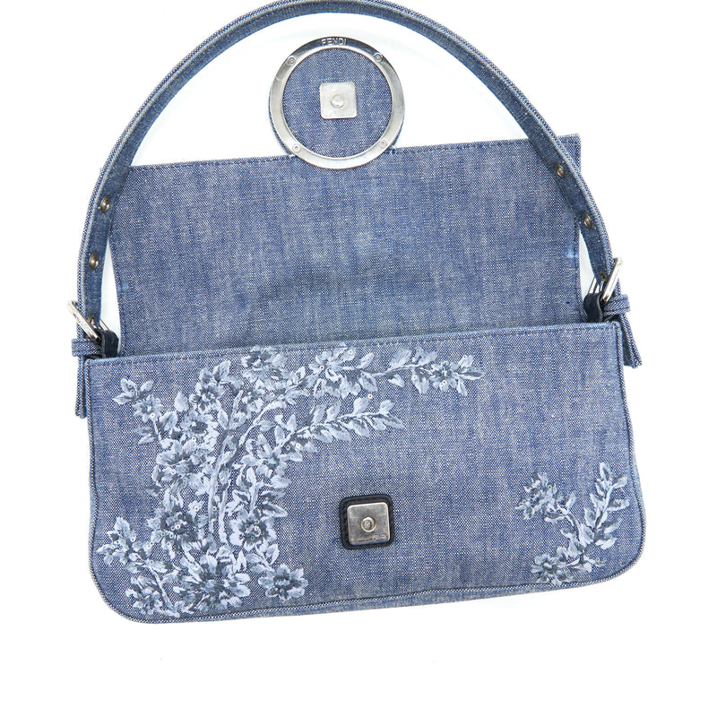 Fendi limited edition Baguette Denim SHW