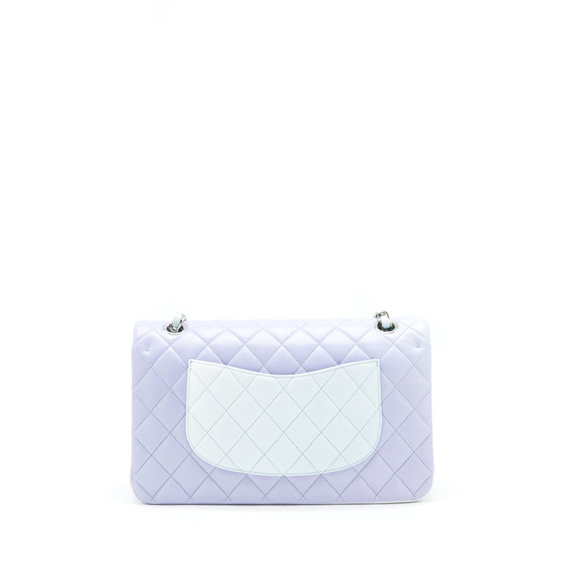 Chanel 21K Medium Classic Double Flap Bag Lambskin Ombre Iridescent SH