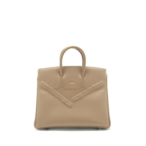 Hermes Birkin Shadow 25 Swift Etoupe SHW Stamp Z