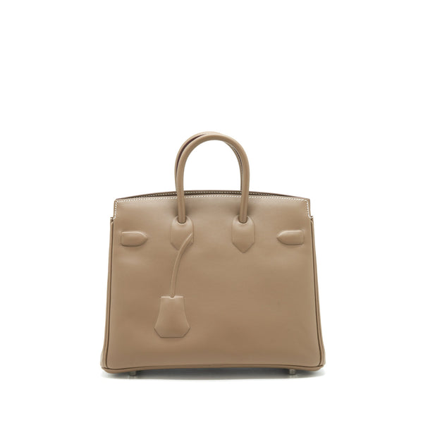 Hermes Birkin Shadow 25 Swift Etoupe SHW Stamp Z