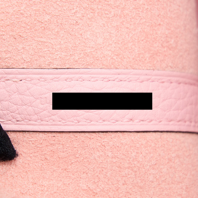 Hermes Picotin 18 Lock Bag Clemence 3Q Rose Sakura SHW Stamp U