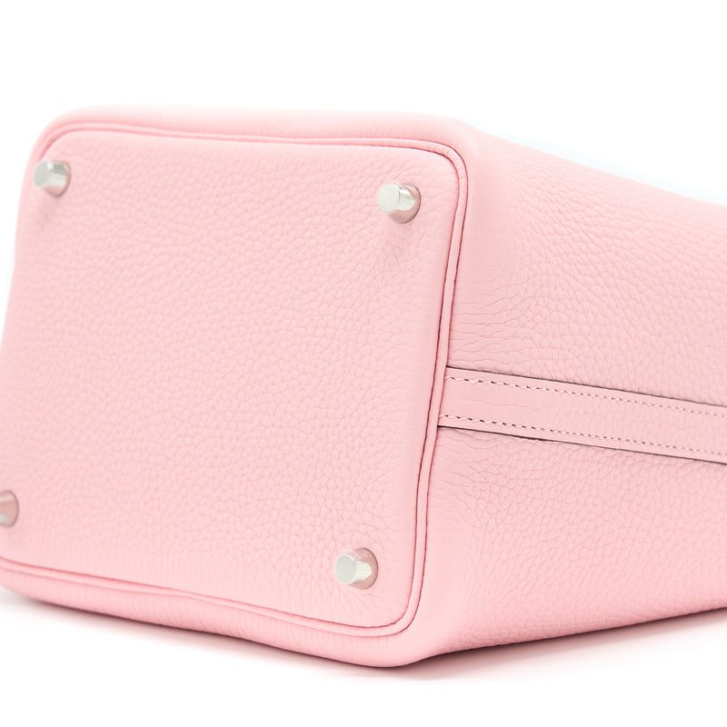 Hermes Picotin 18 Lock Bag Clemence 3Q Rose Sakura SHW Stamp U