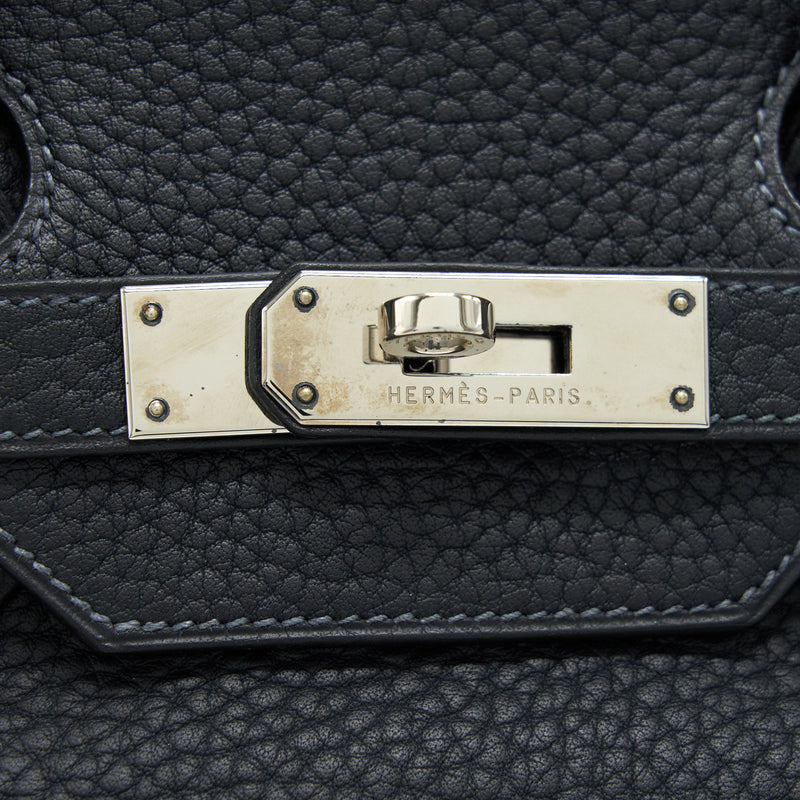 Hermes Graphite 35cm Togo Birkin Gold Hardware GHW Dark Gray Bag