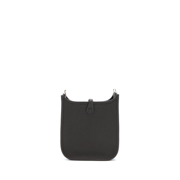 Hermes Mini Evelyn Clemence Ebene/Havane SHW Stamp Z