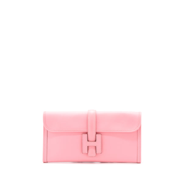 Hermes Jige Elan 29 Clutch Epsom Rose Confetti Stamp Square R