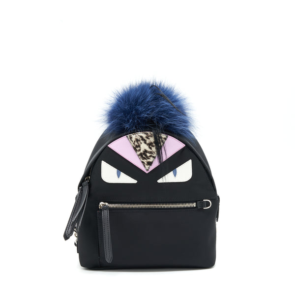 Fendi Monster Backpack Black/Multicolour SHW