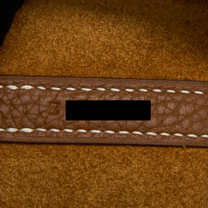 Hermes Picotin 18 Lock Bag Clemence Gold GHW Stamp Z