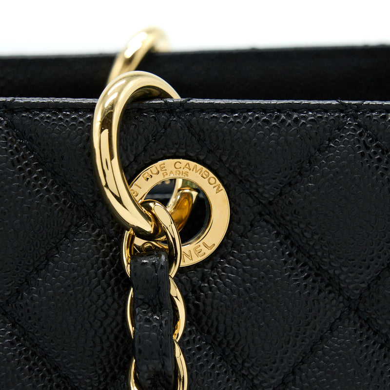 Chanel Grand Shopping Tote XL Caviar Black GHW