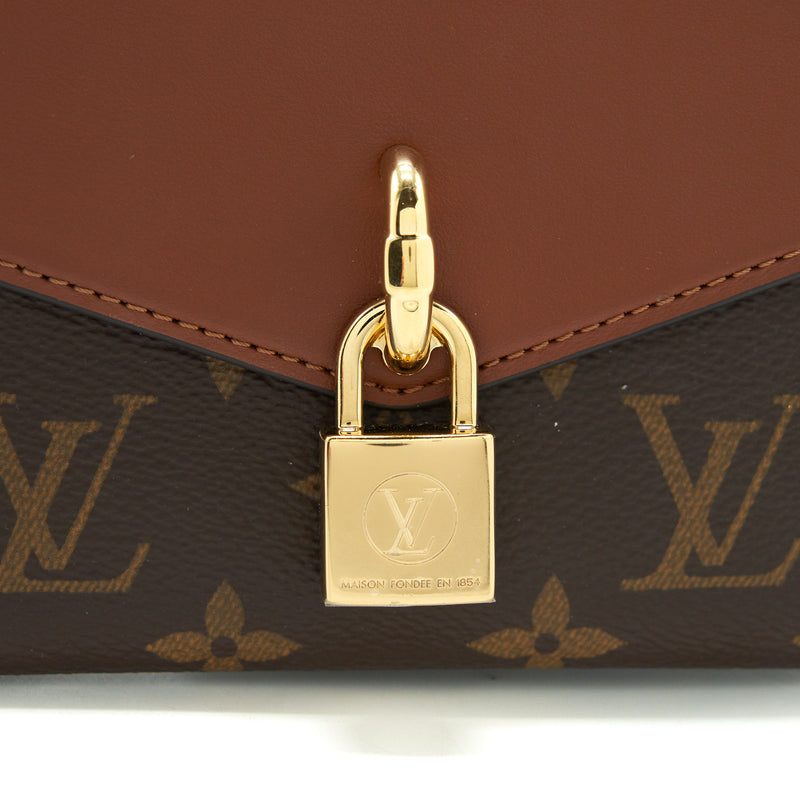 Louis Vuitton LV GHW Padlock on Strap Shoulder Bag Monogram Brown
