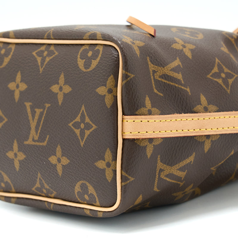 Louis Vuitton Nano Noe Monogram Canvas GHW