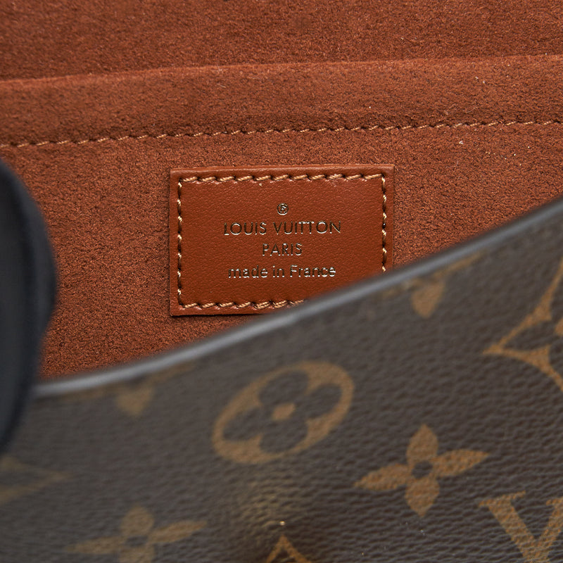 Louis Vuitton Monogram Padlock on Strap, Brown