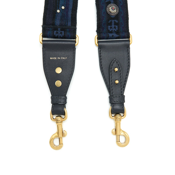 Christian Dior Shoulder Strap Navy Pattern