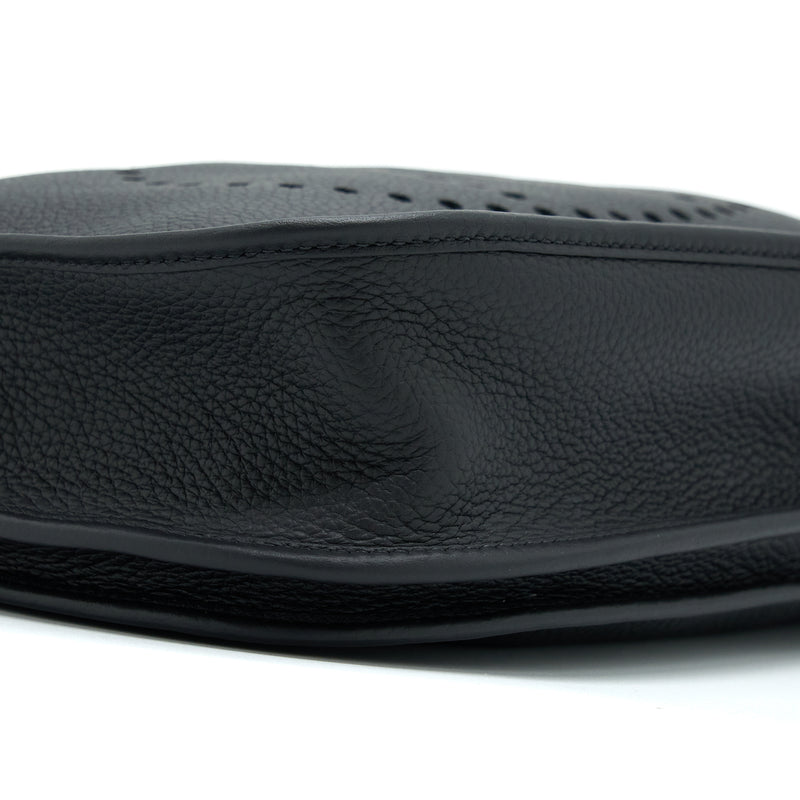 Hermes Evelyne 29 Clemence Black SHW Stamp Z