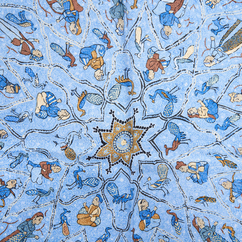 Hermes 140cm Silk Scarf/Shawl Avec L'Aimable Autorisation du Lalbhai Dalpatbhai Indology