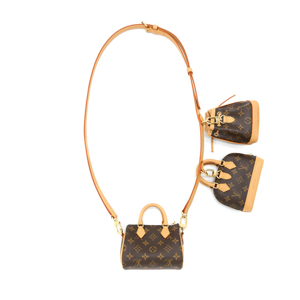 Louis Vuitton Trio Mini Icones Monogram Canvas GHW