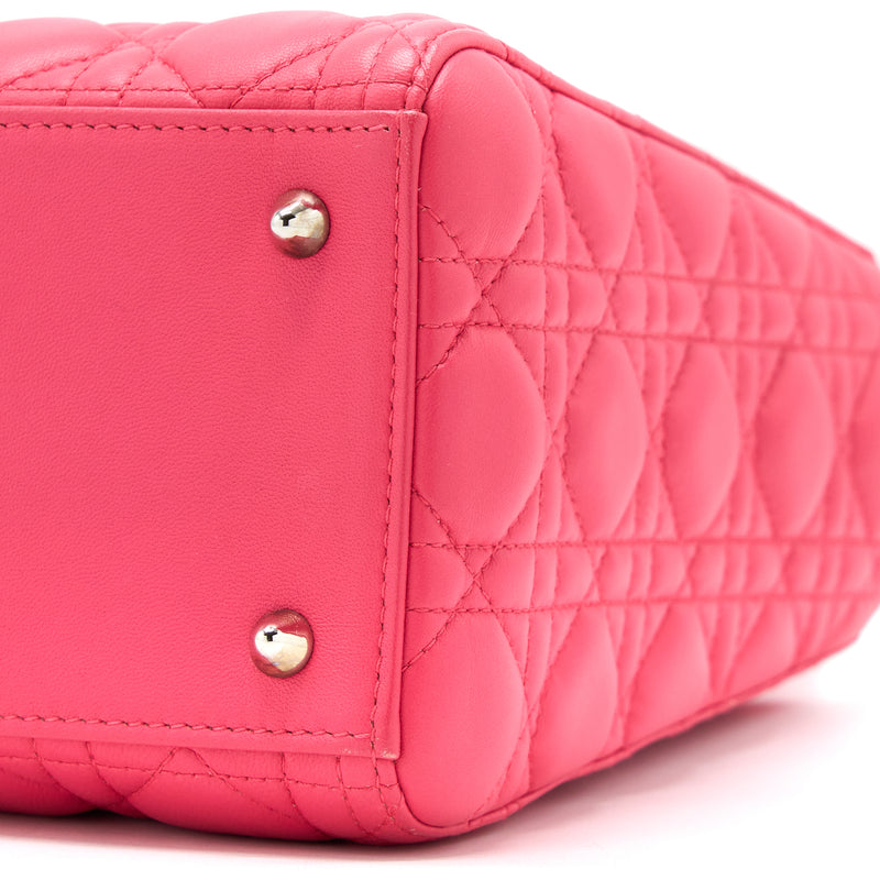 Dior Medium Lady Dior Lambskin Pink SHW