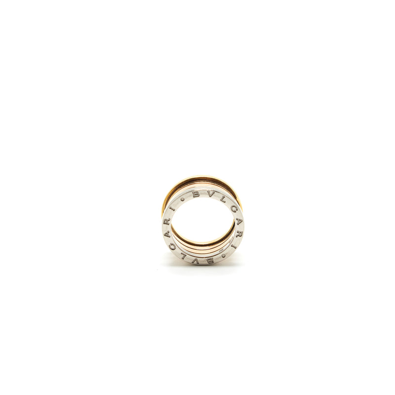 Bvlgari Size 53 B.Zero1 Tri-Colour Gold Ring