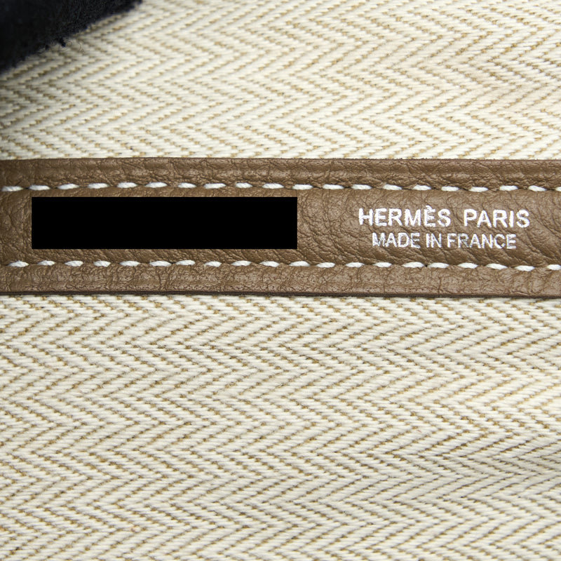 Hermes Garden Party 36 Negonda Etoupe SHW Stamp D
