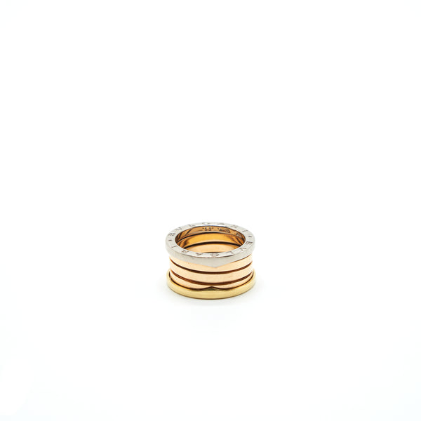 Bvlgari Size 53 B.Zero1 Tri-Colour Gold Ring