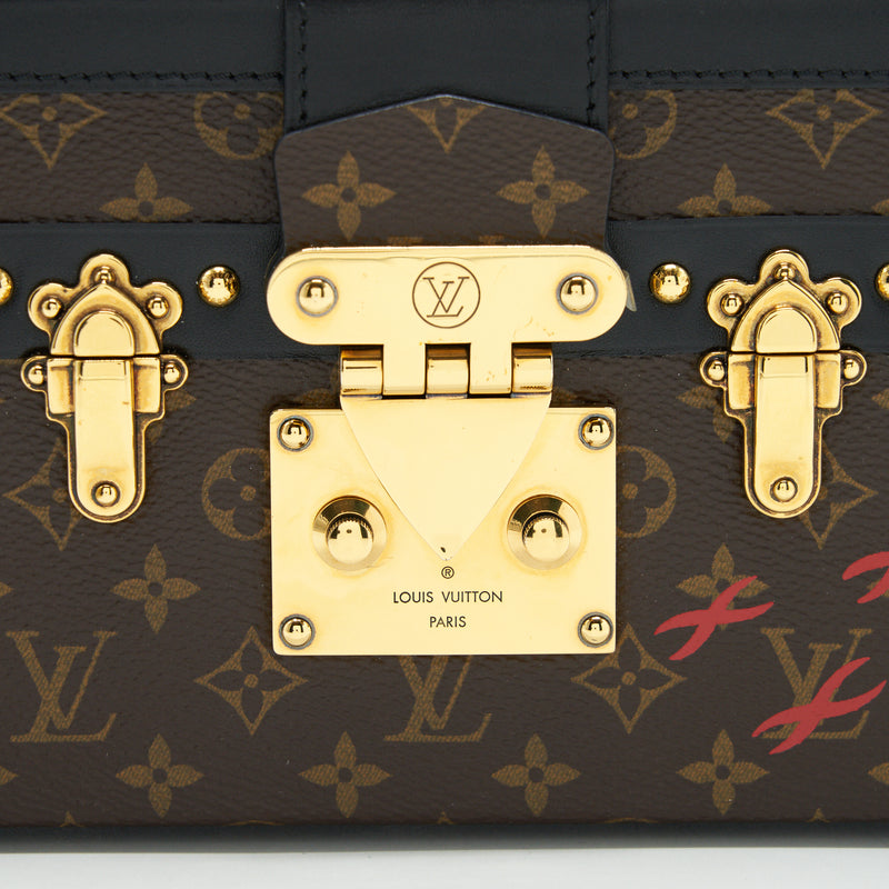 Louis Vuitton Petit Malle Monogram Canvas/ black year2016