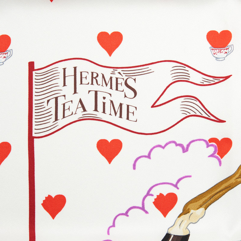 Hermes 70x70 Silk Scarf Tea Time